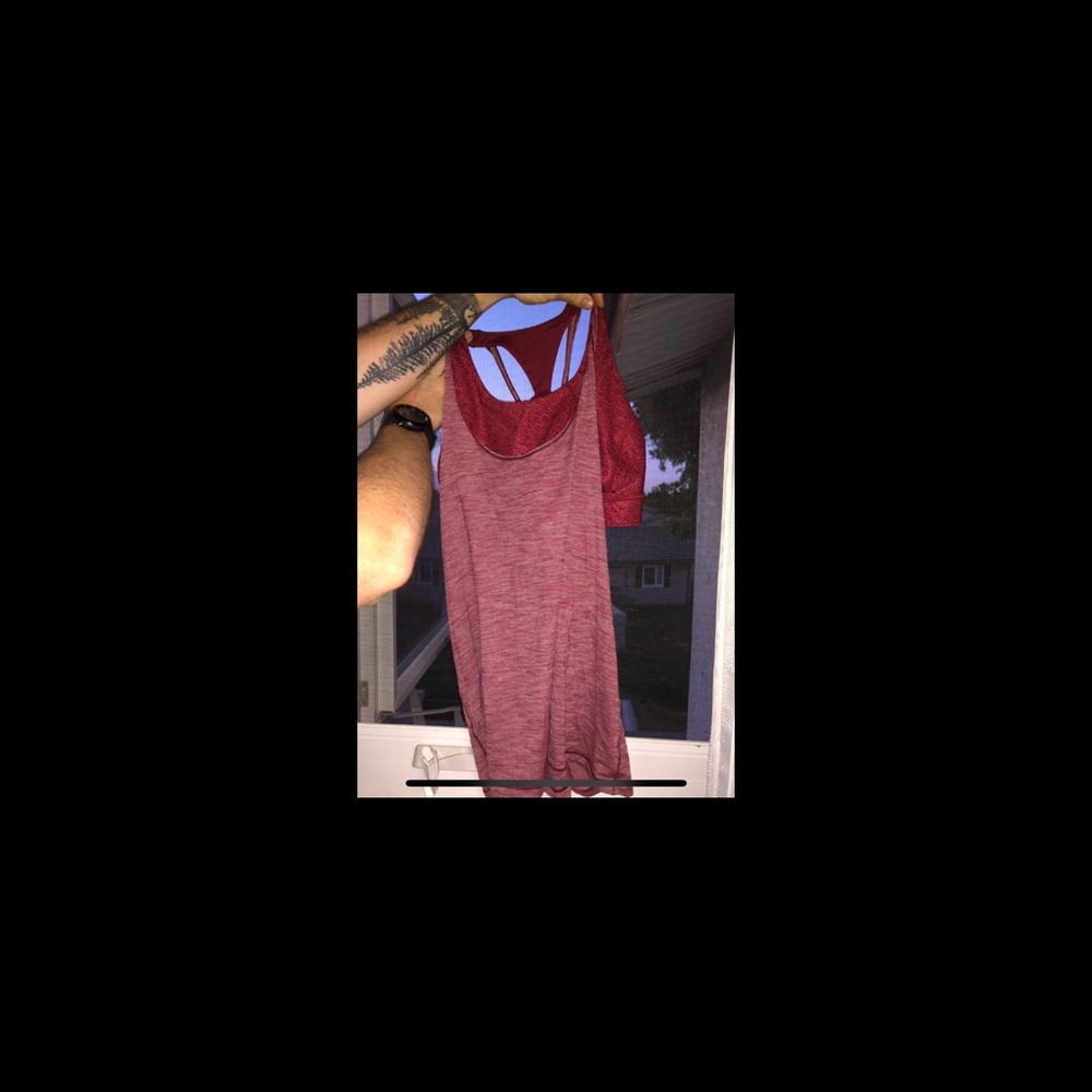 Lululemon tank with bra